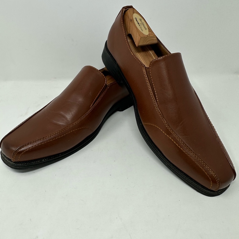 Deer Stags 902 Collection Men’s Sz 10 Sphere Brown Lansing Slip On Loafers Shoes